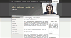 Desktop Screenshot of eastbaydentalsurgery.com